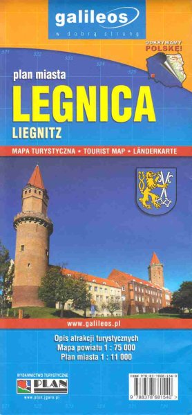 Stadtplan Liegnitz/Legnica (PL)