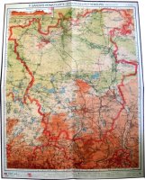Heimatkarte 30er Jahre: Kreis Rothenburg