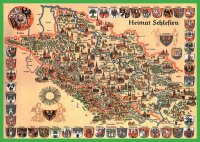 Karte "Heimat Schlesien" (klein)