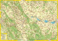 Landkarte: Glatzer Land mit Eulengebirge