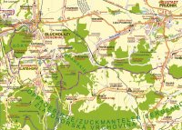 Landkarte: Oppelner Schlesien (S&uuml;dteil) mit Altvatergebirge