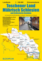 Landkarte: Teschener Land - M&auml;hrisch Schlesien
