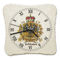 Wanduhr &quot;Schlesien - Wappen&quot;