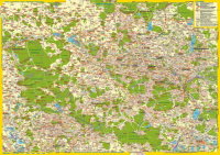 Landkarte: Oberschlesisches Industrierevier