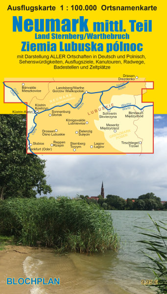 Landkarte: Neumark &ndash; mittlerer Teil, Land Sternberg und Warthebruch
