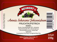 Fruchtaufstrich Aronia/Schw.Johannisbeere 235g/Glas