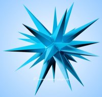 Herrnhuter® Stern A1e, ca. 13cm, blau