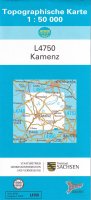 L 4750 Kamenz - Topographische Karte 1 : 50.000