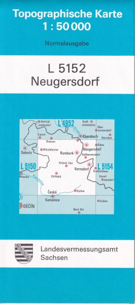 L 5152 Neugersdorf - Topographische Karte 1 : 50.000