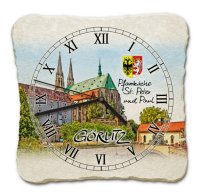 Wanduhr "Görlitz - Pfarrkirche St. Peter und...