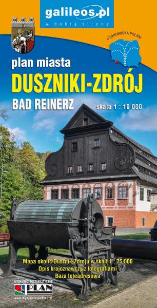 Touristenkarte: Bad Reinerz (Duszniki-Zdr&oacute;j)