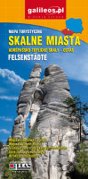Touristenkarte: Felsenst&auml;dte  (Skalne Miasta)