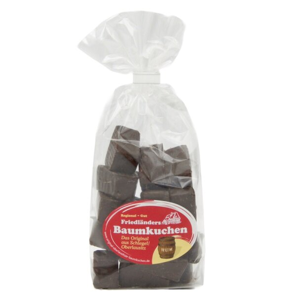 Friedländers Baumkuchenspitzen: Zartbitter mit Rumgeschmack 150 g