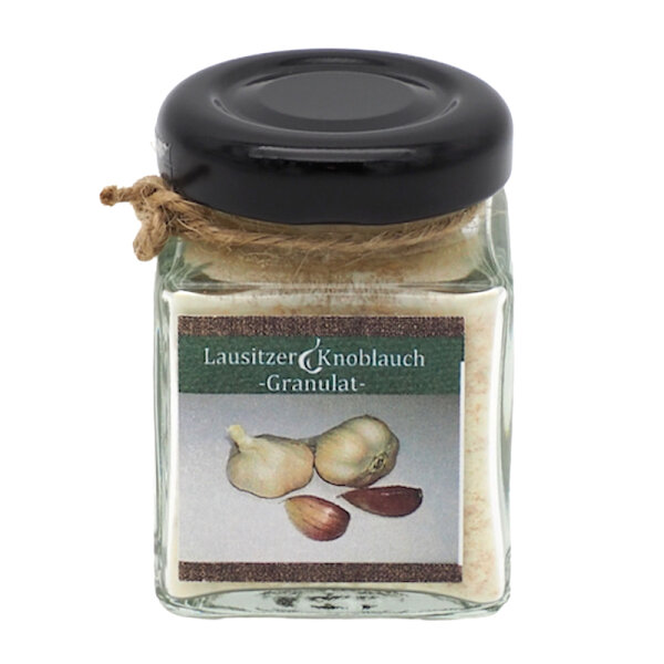Lausitzer Knoblauch: Granulat im Glas 40 g