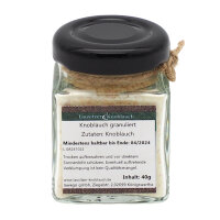 Lausitzer Knoblauch: Granulat im Glas 40 g