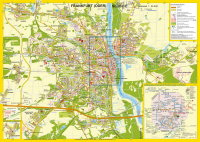 Stadtplan: Frankfurt (Oder) und Slubice