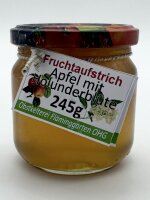 Fruchtaufstrich: Apfel mit Holunderblüte