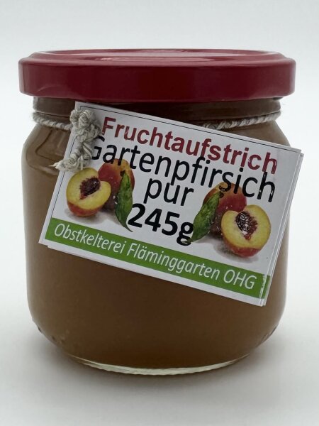 Fruchtaufstrich: Gartenpfirsich pur