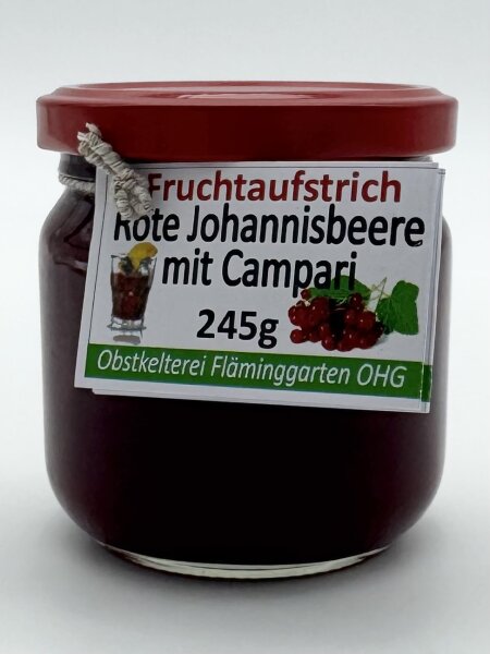 Fruchtaufstrich: Rote Johannisbeere mit Campari