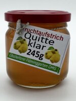 Fruchtaufstrich: Quitte klar