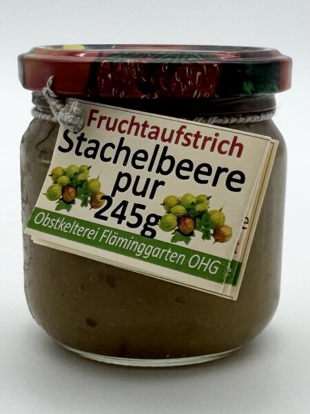 Fruchtaufstrich: Stachelbeere pur