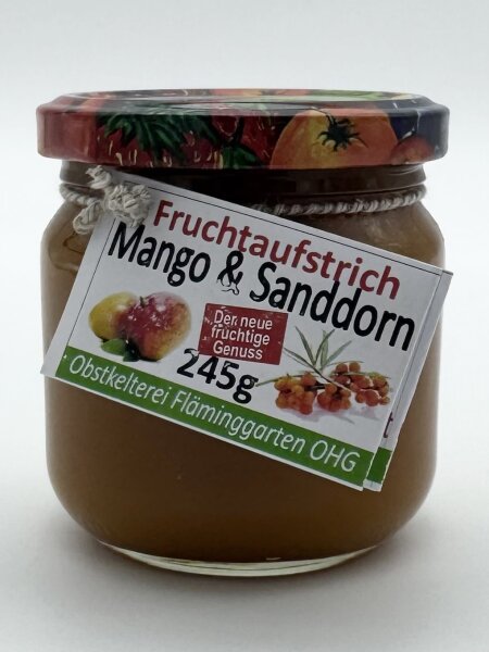 Fruchtaufstrich: Mango & Sanddorn