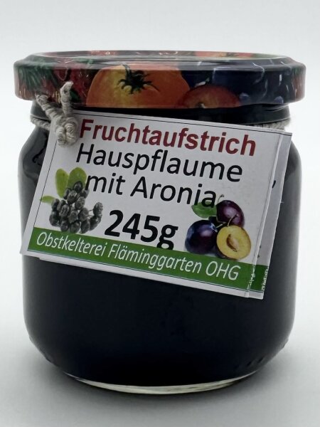 Fruchtaufstrich: Hauspflaume mit Aronia