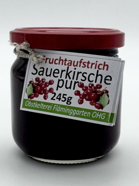 Fruchtaufstrich: Sauerkirsche pur