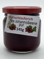 Fruchtaufstrich: Rote Johannisbeere pur