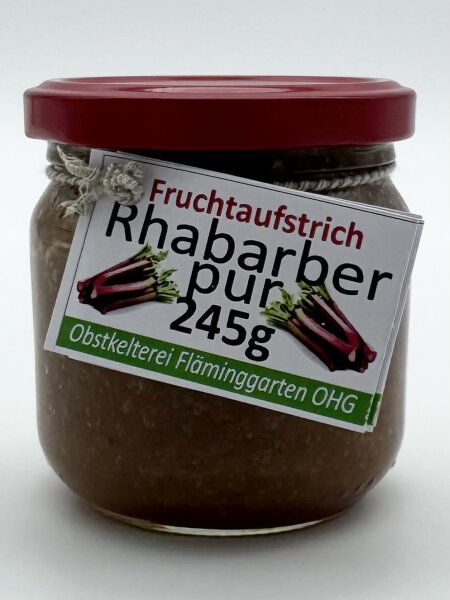 Fruchtaufstrich: Rhabarber pur