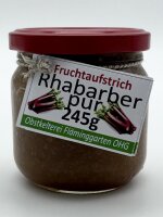 Fruchtaufstrich: Rhabarber pur