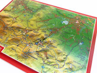 3D Reliefpostkarte Zittauer Gebirge