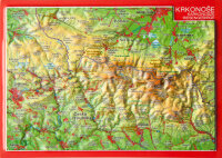 3D Reliefpostkarte Riesengebirge