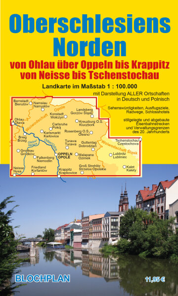 Landkarte: Oberschlesiens Norden