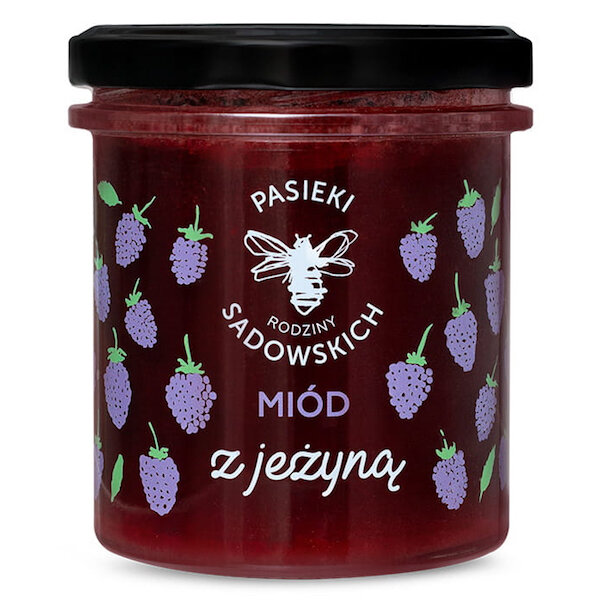 Honig mit Brombeeren