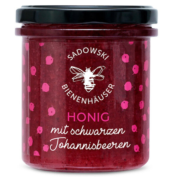 Honig mit schwarzer Johannisbeere