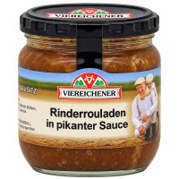 Rinderrouladen in pikanter Sauce 350 g