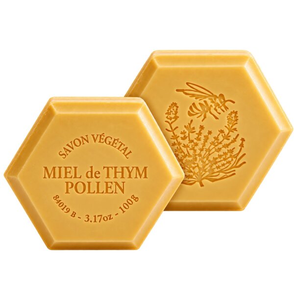 Honigseife mit Bienenpollen